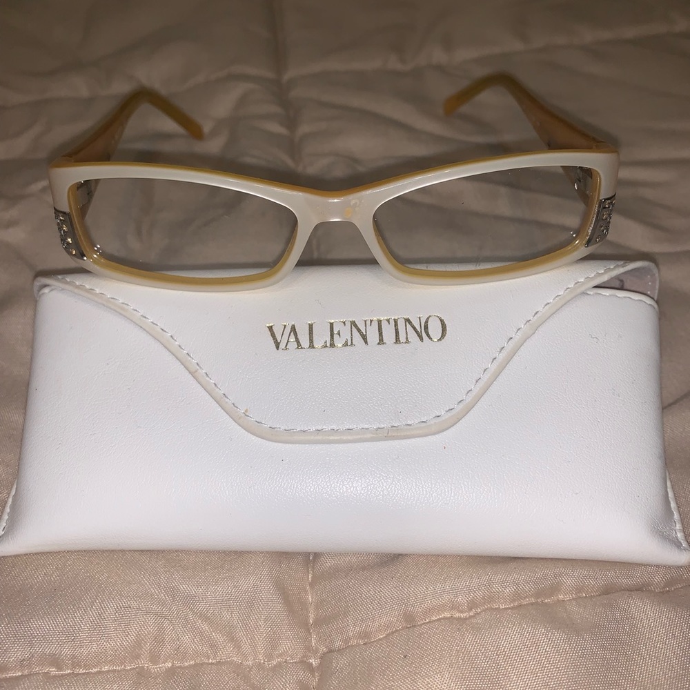 Valentino Yellow Crystal Glasses